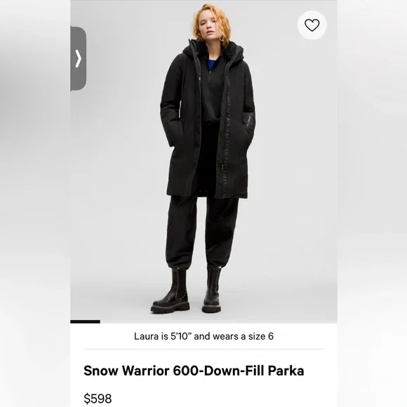 NWT! lululemon Snow Warrior Parka - Size 2 - Picture 15 of 15